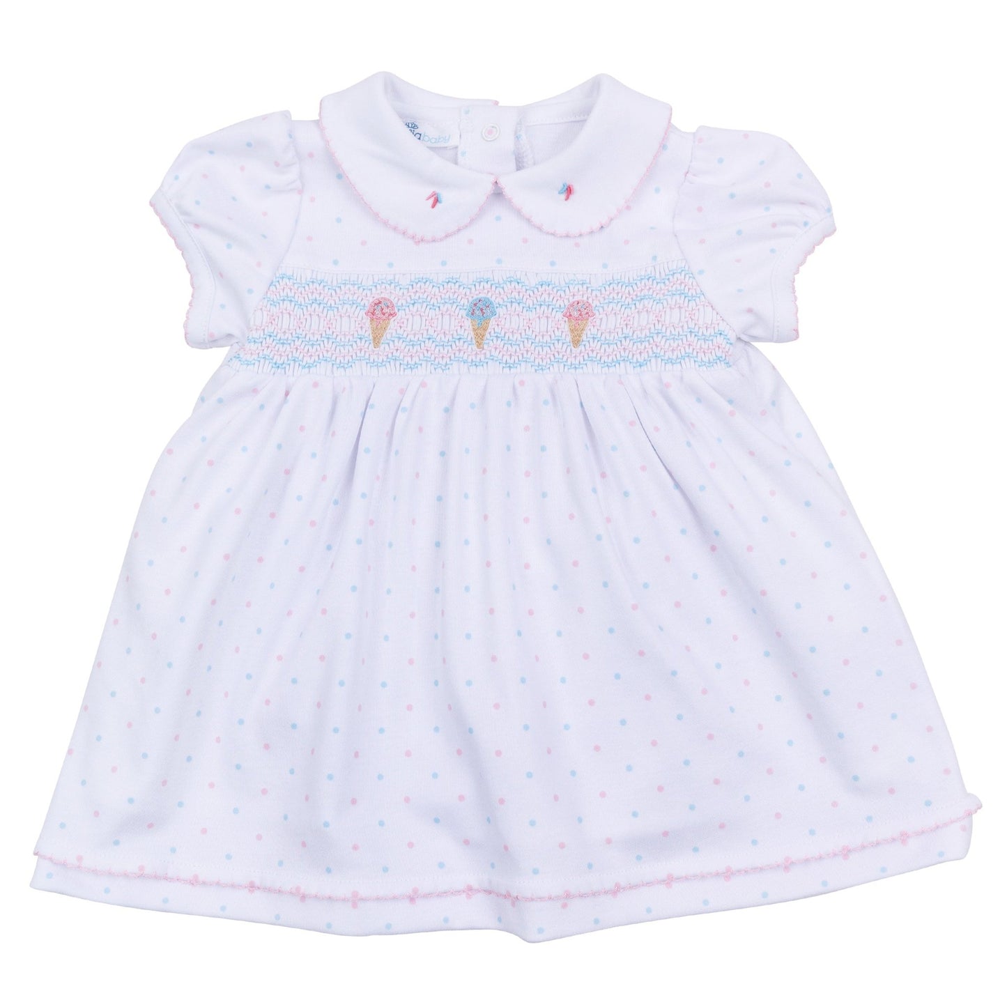 Magnolia Baby_Ice Cream Classics Smocked Collared Dress_2