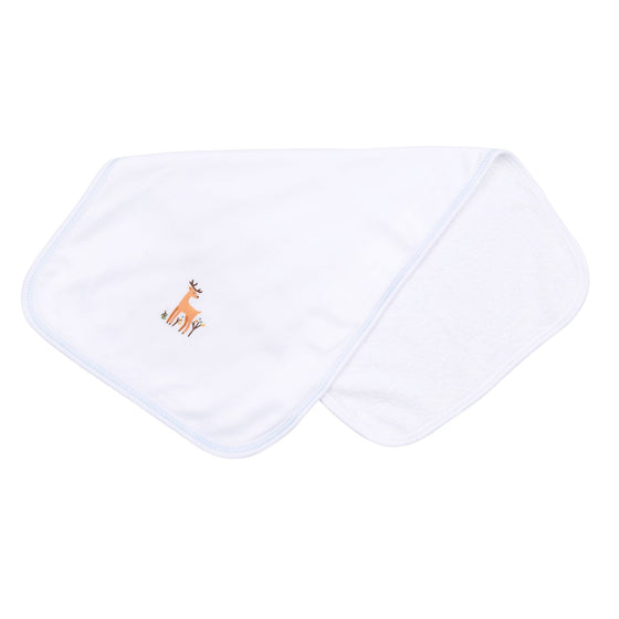 Into the Forest Embroidered Burp Cloth - Magnolia BabyBurp Cloth