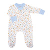 Into the Forest Print Zip Footie - Magnolia BabyFootie