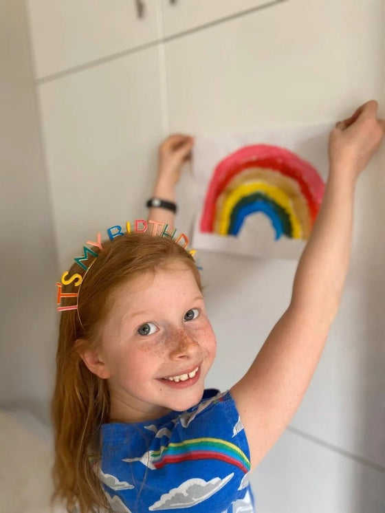 It's My Birthday Rainbow Headband - Magnolia BabyHeadband