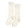 Ivory Lace Top Knee High Socks - Magnolia BabySocks
