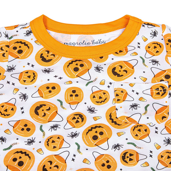 Jack O' Lantern Jamboree Girl's Long Sleeve Nightdress - Magnolia BabyNightdress