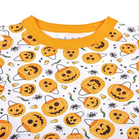 Jack O' Lantern Jamboree Long Pajamas - Magnolia BabyLong Pajamas