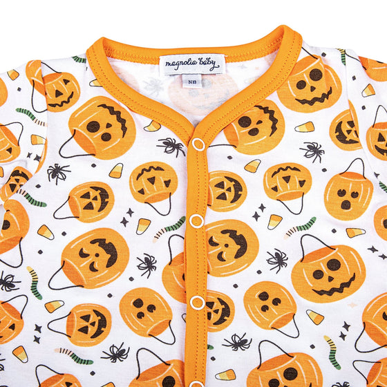 Jack O' Lantern Jamboree Print Playsuit - Magnolia BabyPlaysuit