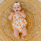 Jack O' Lantern Jamboree Ruffle Bubble - Magnolia BabyBubble