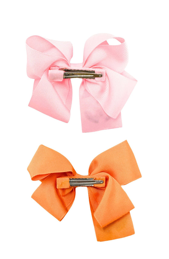 Jack - O - Lantern Pumpkin Hair Bow - Magnolia BabyHair Clips