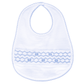 Jacob Smocked Bib - Light Blue - Magnolia BabyBib