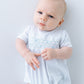 Jacob Smocked Bubble - Light Blue - Magnolia BabyBubble