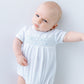 Jacob Smocked Bubble - Light Blue - Magnolia BabyBubble