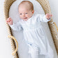 Jacob Smocked Footie - Light Blue - Magnolia BabyFootie