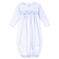 Jacob Smocked Gown - Light Blue - Magnolia BabyGown