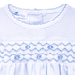 Jacob Smocked Gown - Light Blue - Magnolia BabyGown