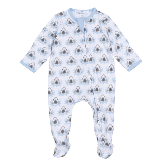 Jawesome Zip Footie - Magnolia BabyFootie