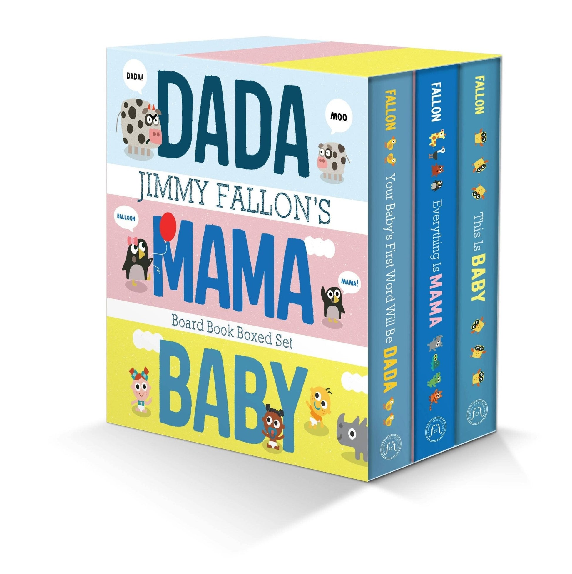Jimmy Fallon's Dada, Mama, And Baby Book Set - Magnolia BabyBook