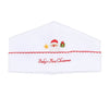 Jolly Holiday Embroidered Baby's First Hat - White - Magnolia BabyHat