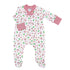 Jolly Holiday Print Zip Footie - Magnolia BabyFootie