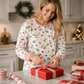 Jolly Holiday Women's Night Shirt - Red - Magnolia BabyNight Shirt