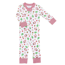  Jolly Holiday Zip Pajamas - Red - Magnolia BabyZipper Pajamas