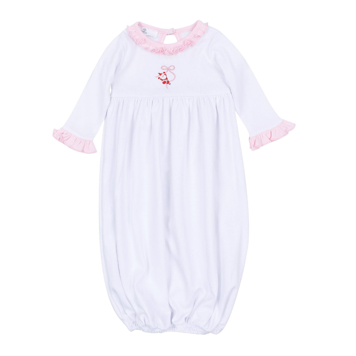 Magnolia Baby_Jolly Ribbons Hand-Embroidered Ruffle Gathered Gown_1