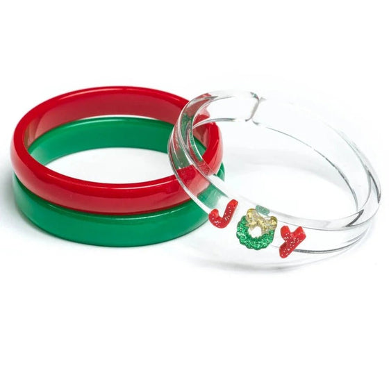 Joy Christmas Bangles (Set of 3) - Magnolia BabyBracelet