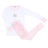 Joy to the World Pink Embroidered Infant/Toddler Long Pajamas - Magnolia BabyLong Pajamas
