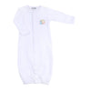 Joy to the World White Embroidered Converter - Magnolia BabyConverter Gown