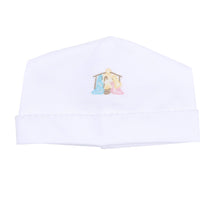  Joy to the World White Embroidered Hat - Magnolia BabyHat