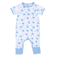  Joyful Jellyfish Blue Short Sleeve Playsuit - Magnolia BabyPlaysuit