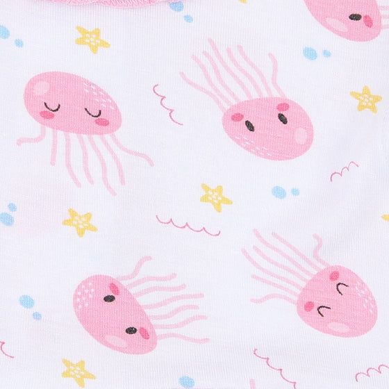 Joyful Jellyfish Toddler Pink Flutters Dress - Magnolia BabyDress