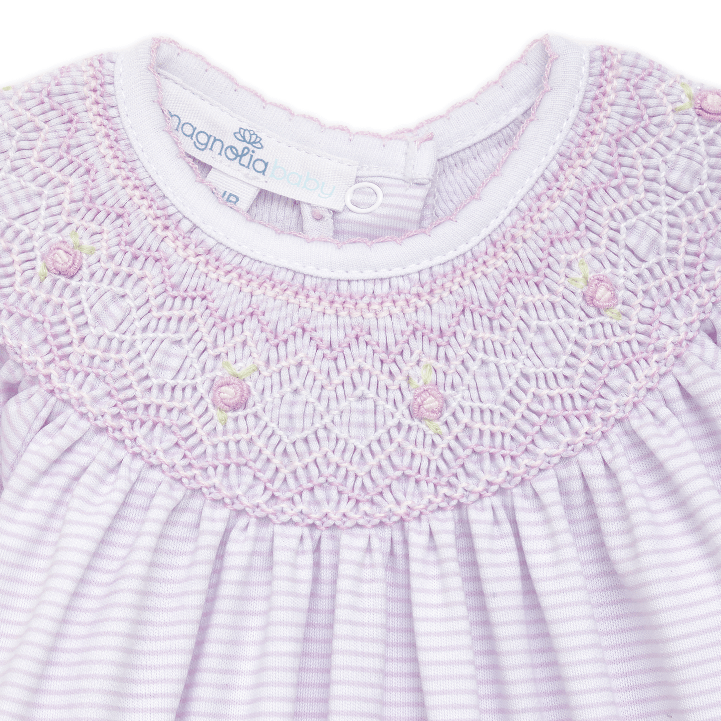 Julia Bishop Footie - Pink - Magnolia BabyFootie