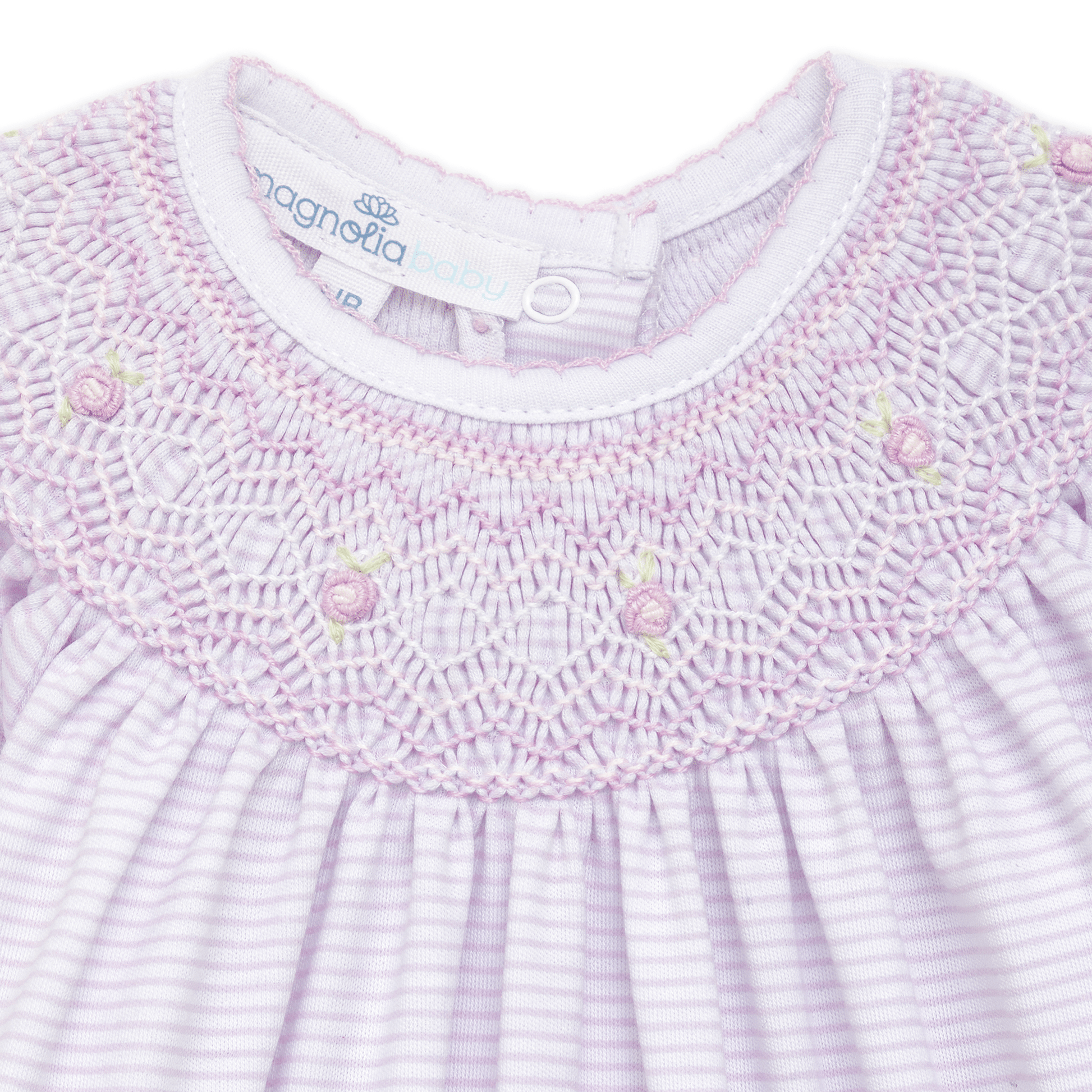 Julia Bishop Footie - Pink - Magnolia BabyFootie