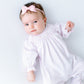 Julia Bishop Footie - Pink - Magnolia BabyFootie