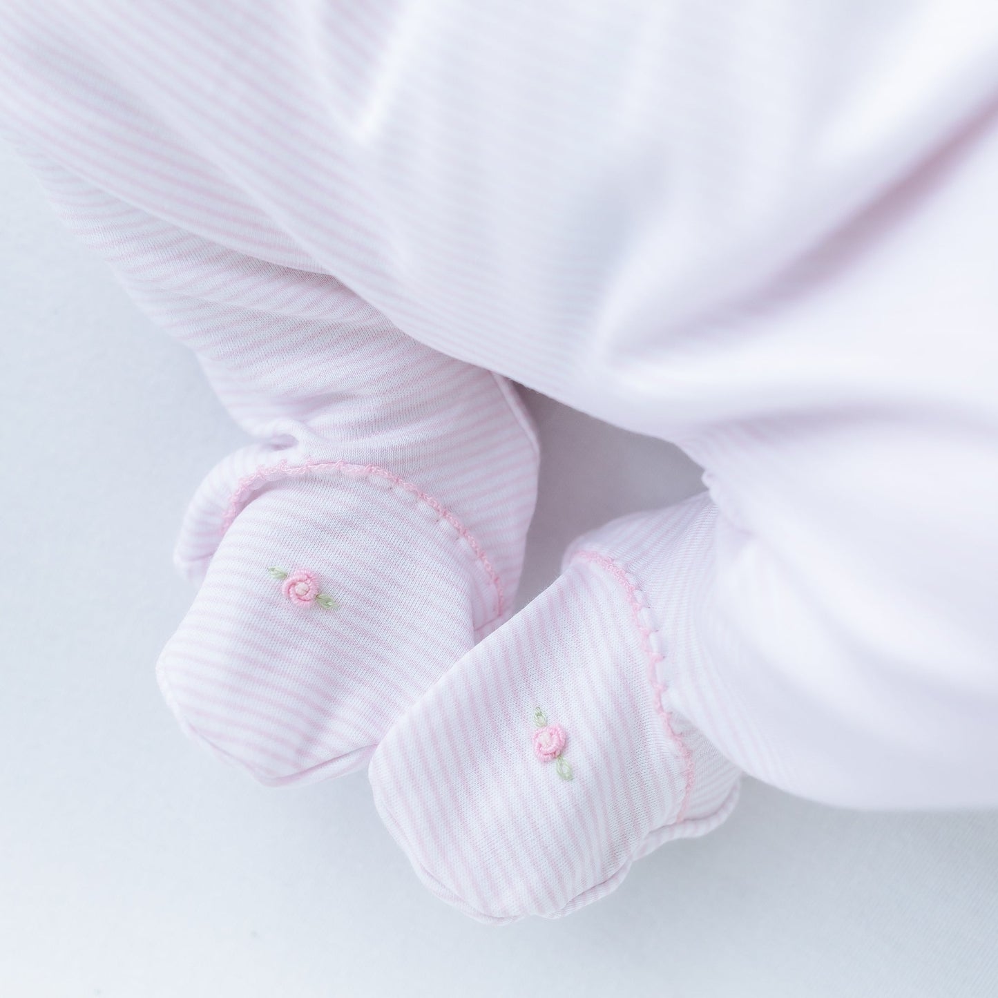 Julia Bishop Footie - Pink - Magnolia BabyFootie