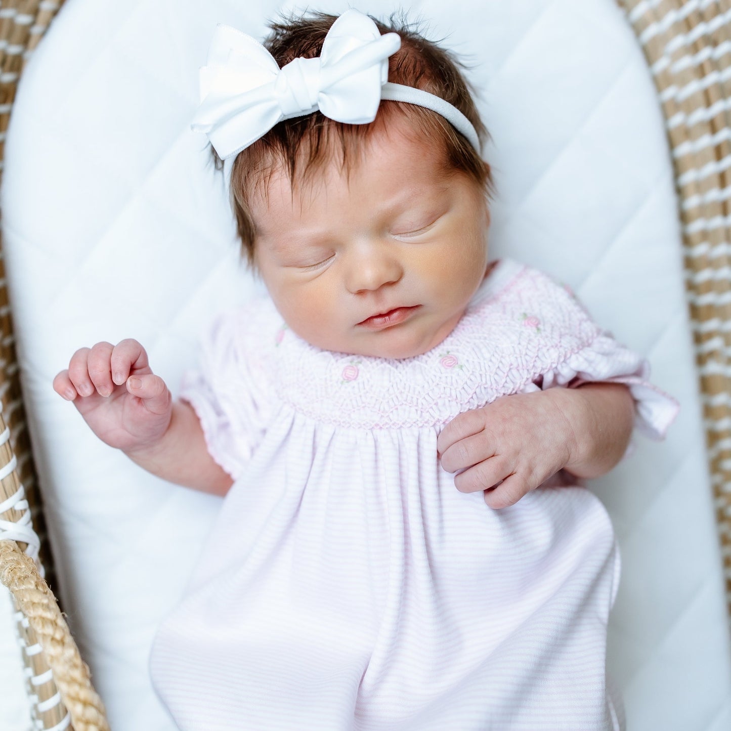 Julia Bishop Gown - Pink - Magnolia BabyGown