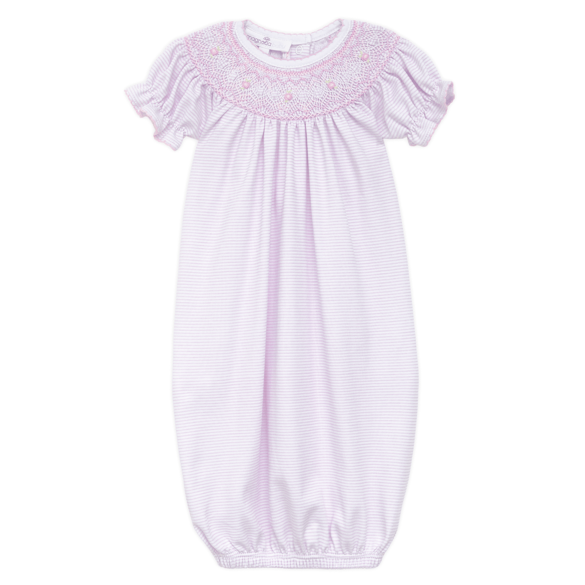 Julia Bishop Gown - Pink - Magnolia BabyGown