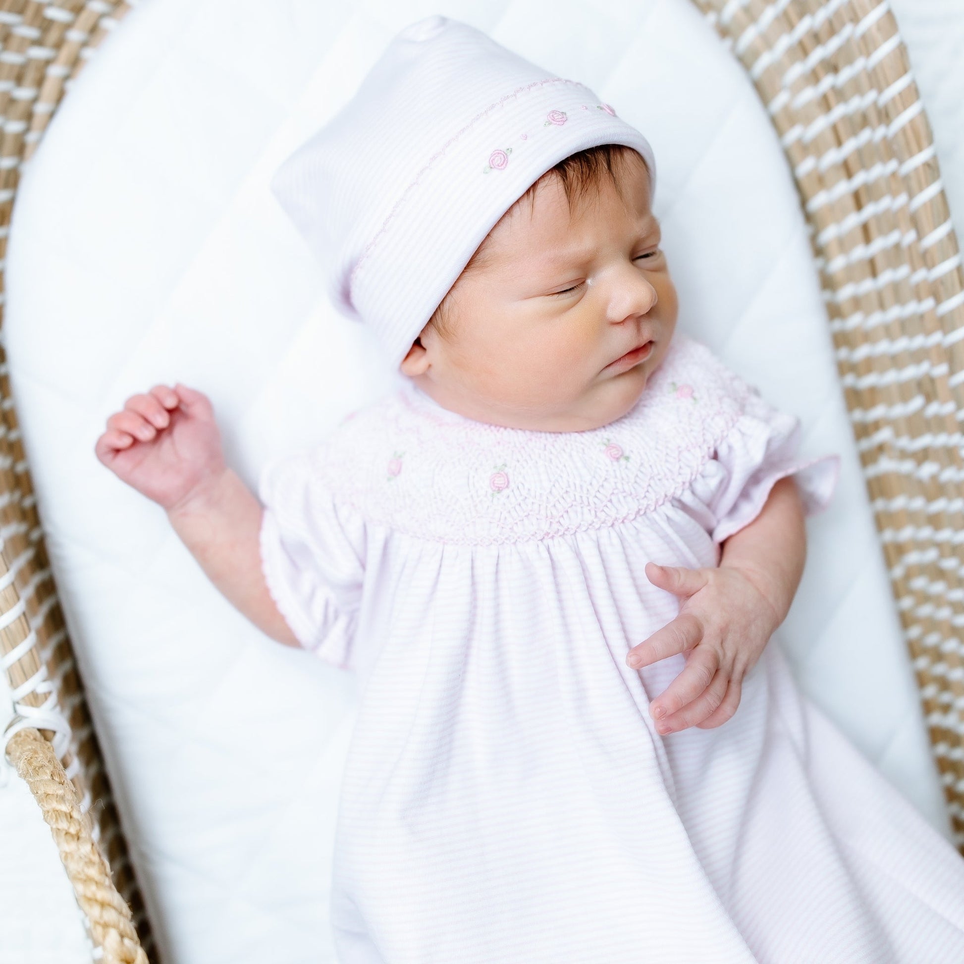 Julia Bishop Gown - Pink - Magnolia BabyGown
