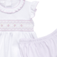 Julia Smocked Ruffle Diaper Cover Set - Pink - Magnolia BabyDiaper Cover