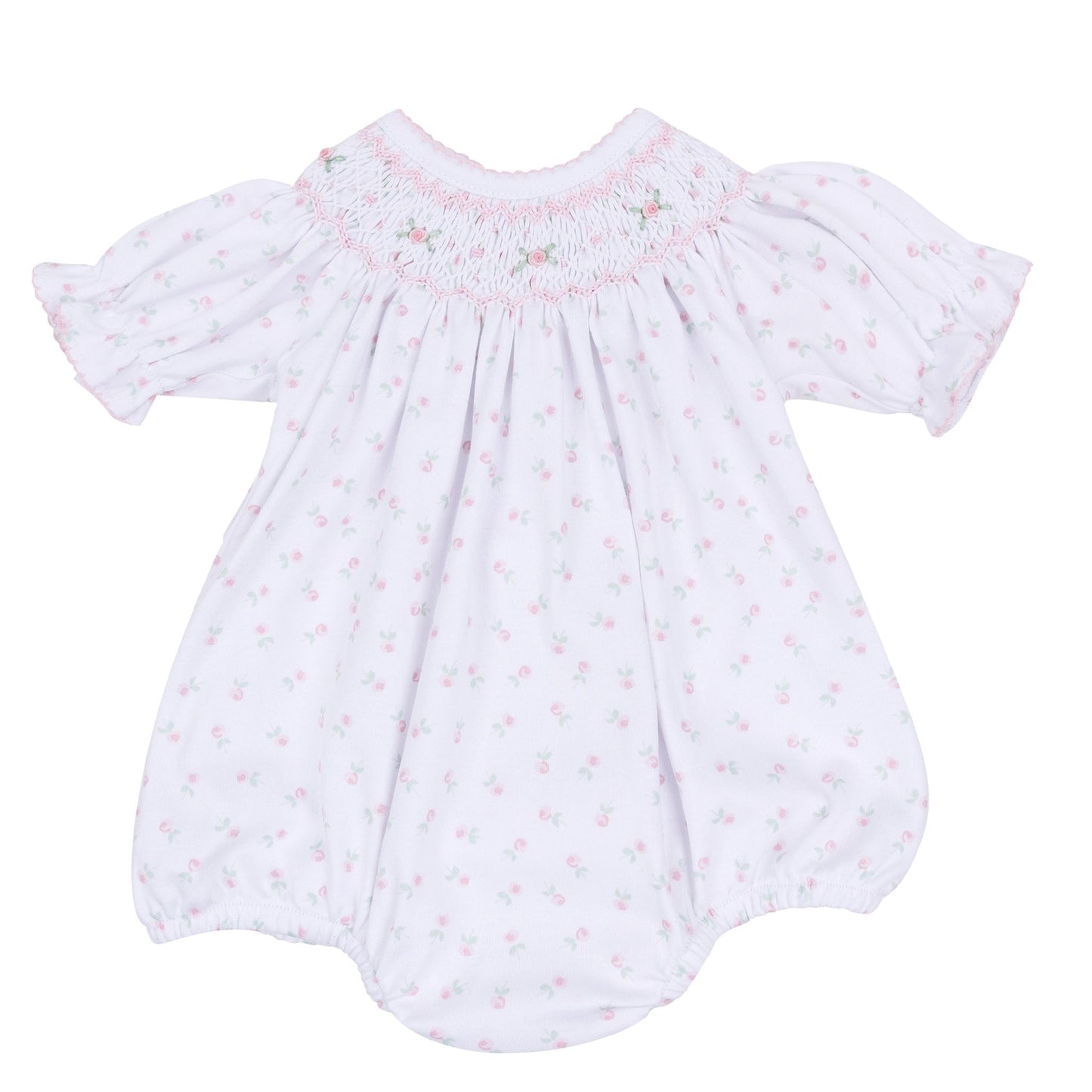 Juliette's Classics Bishop Print Short Sleeve Bubble - Magnolia BabyBubble