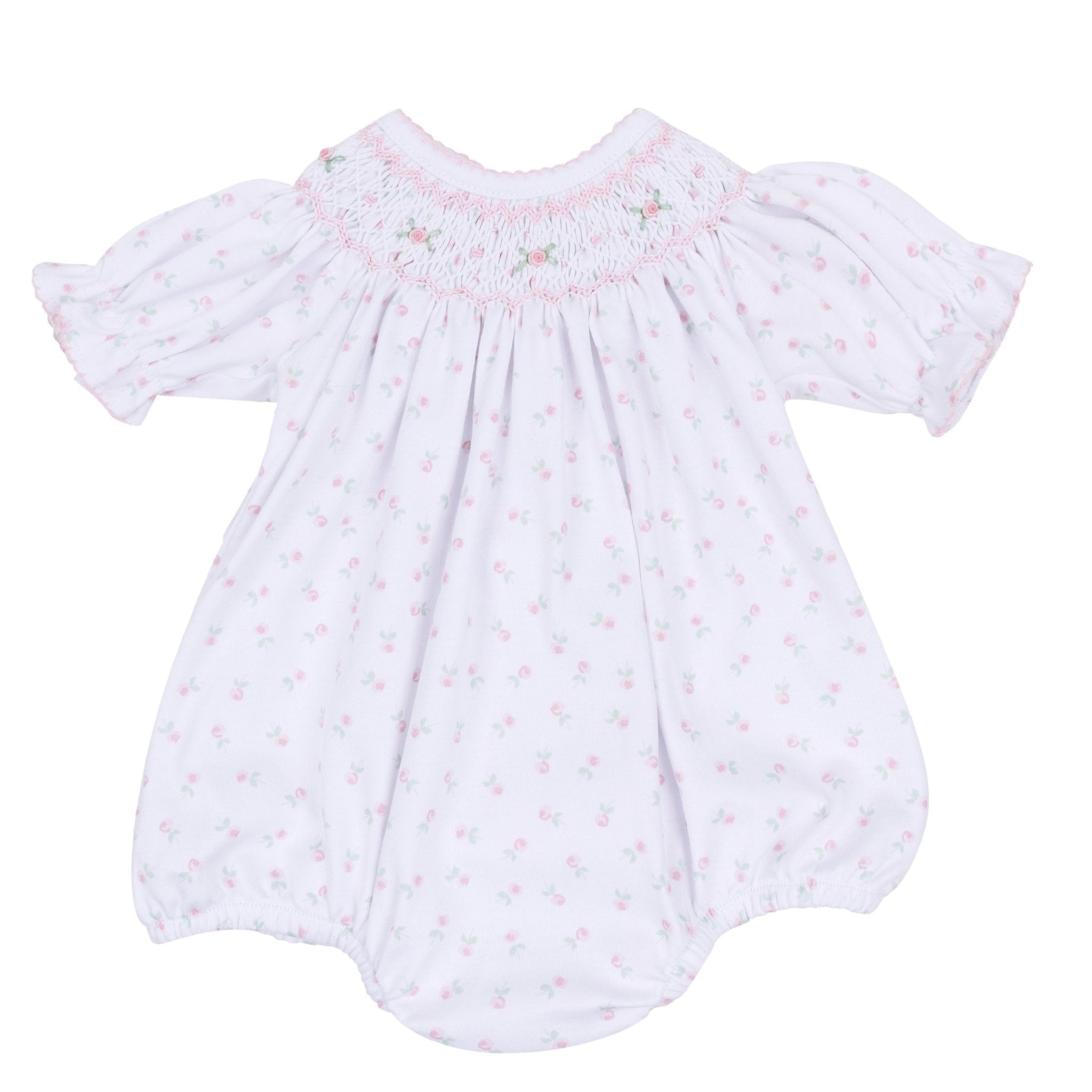 Juliette's Classics Bishop Print Short Sleeve Bubble - Magnolia BabyBubble