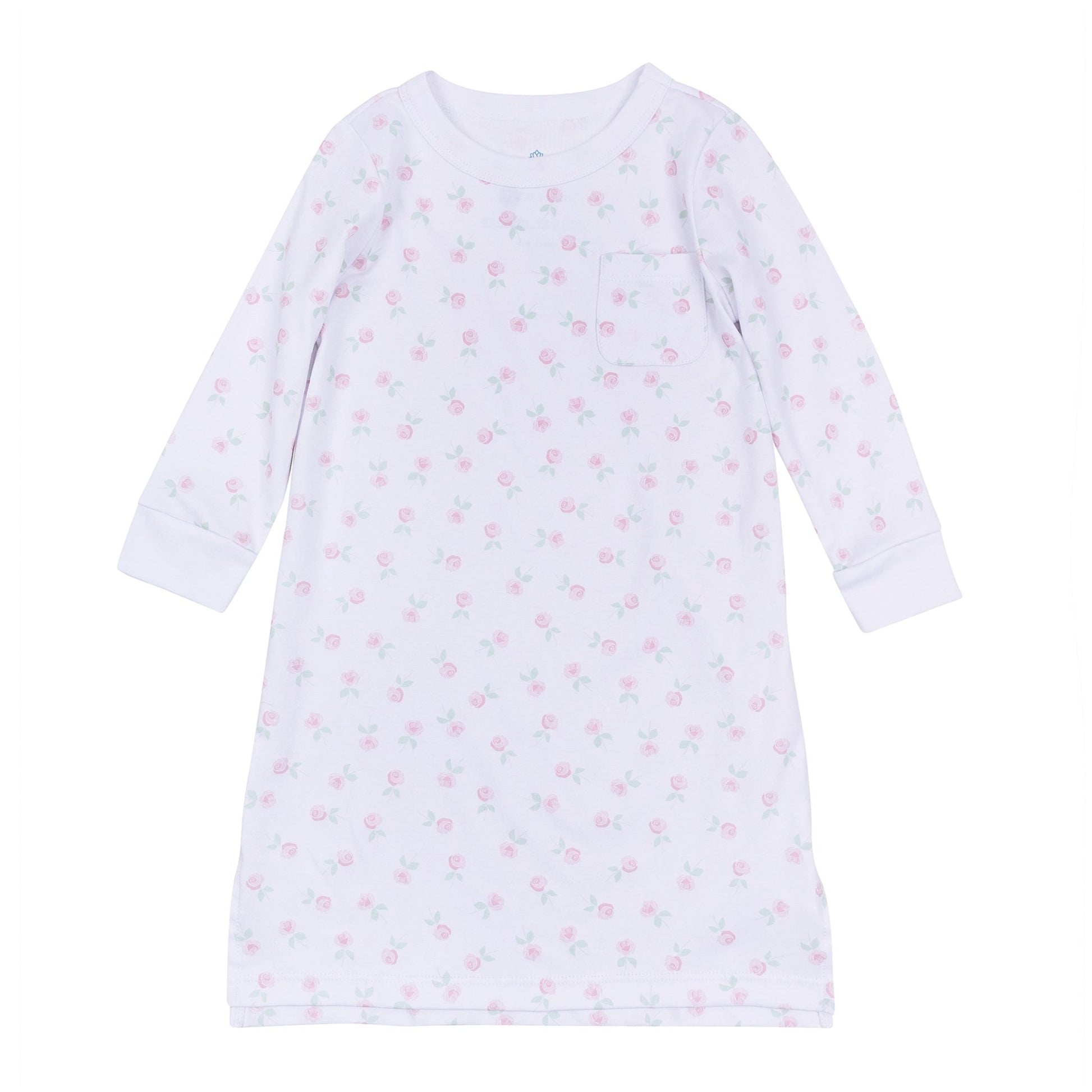 long sleeve cotton night dress Classic Long Sleeve Night Gown White Night dress for girls