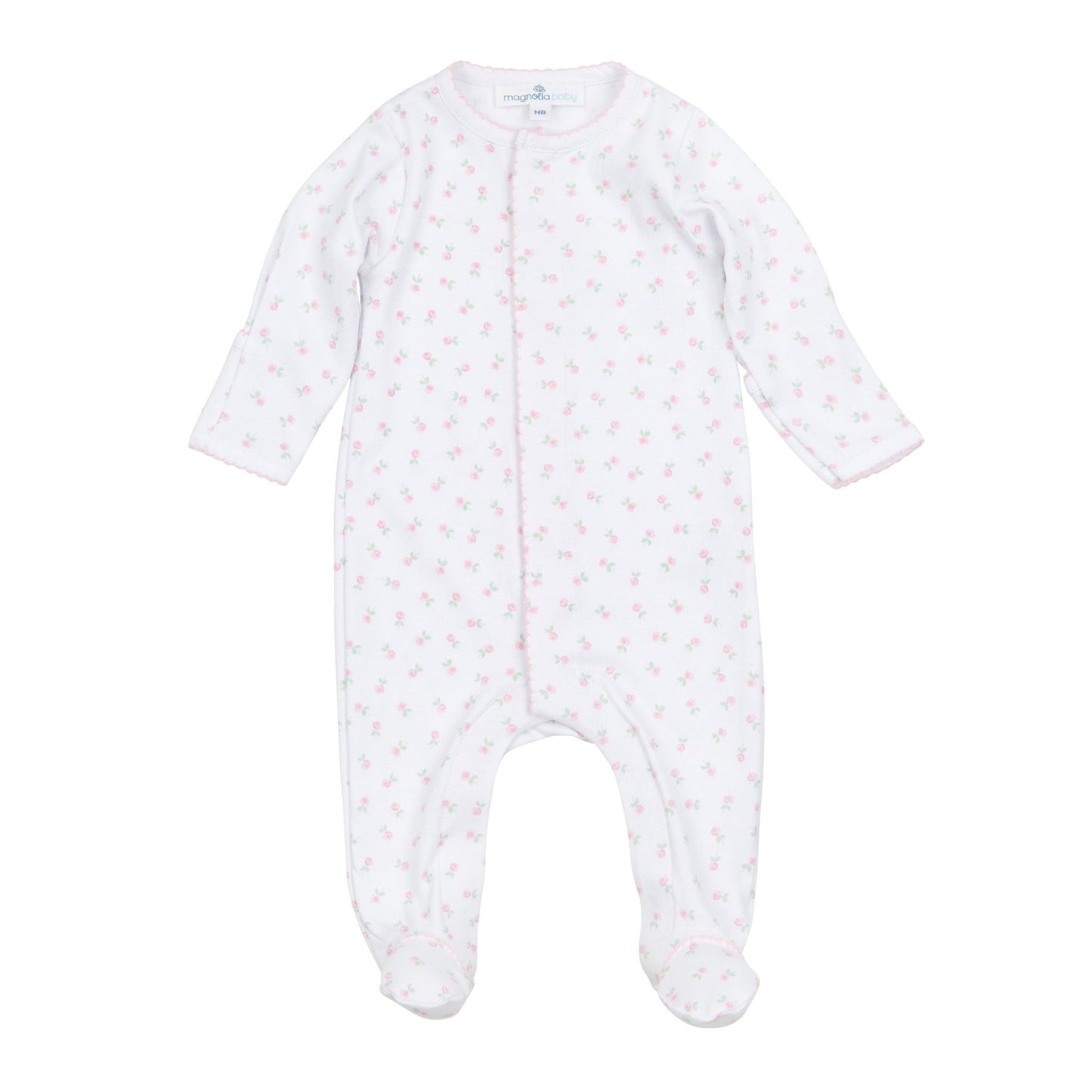 Juliette's Classics Print Footie - Magnolia Baby Girl