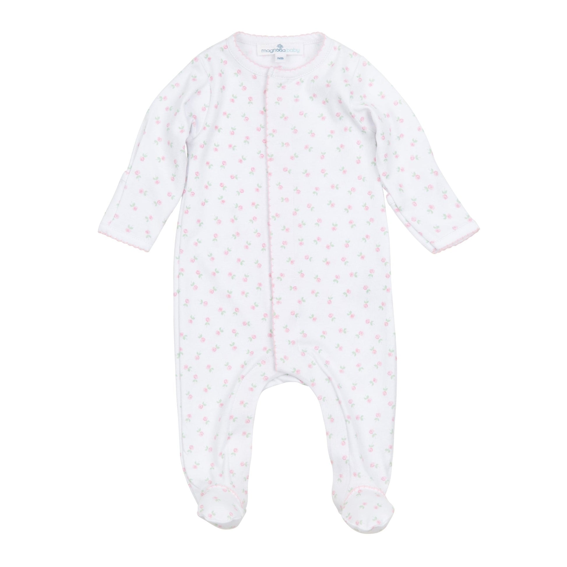 Juliette's Classics Print Footie - Magnolia Baby Girl