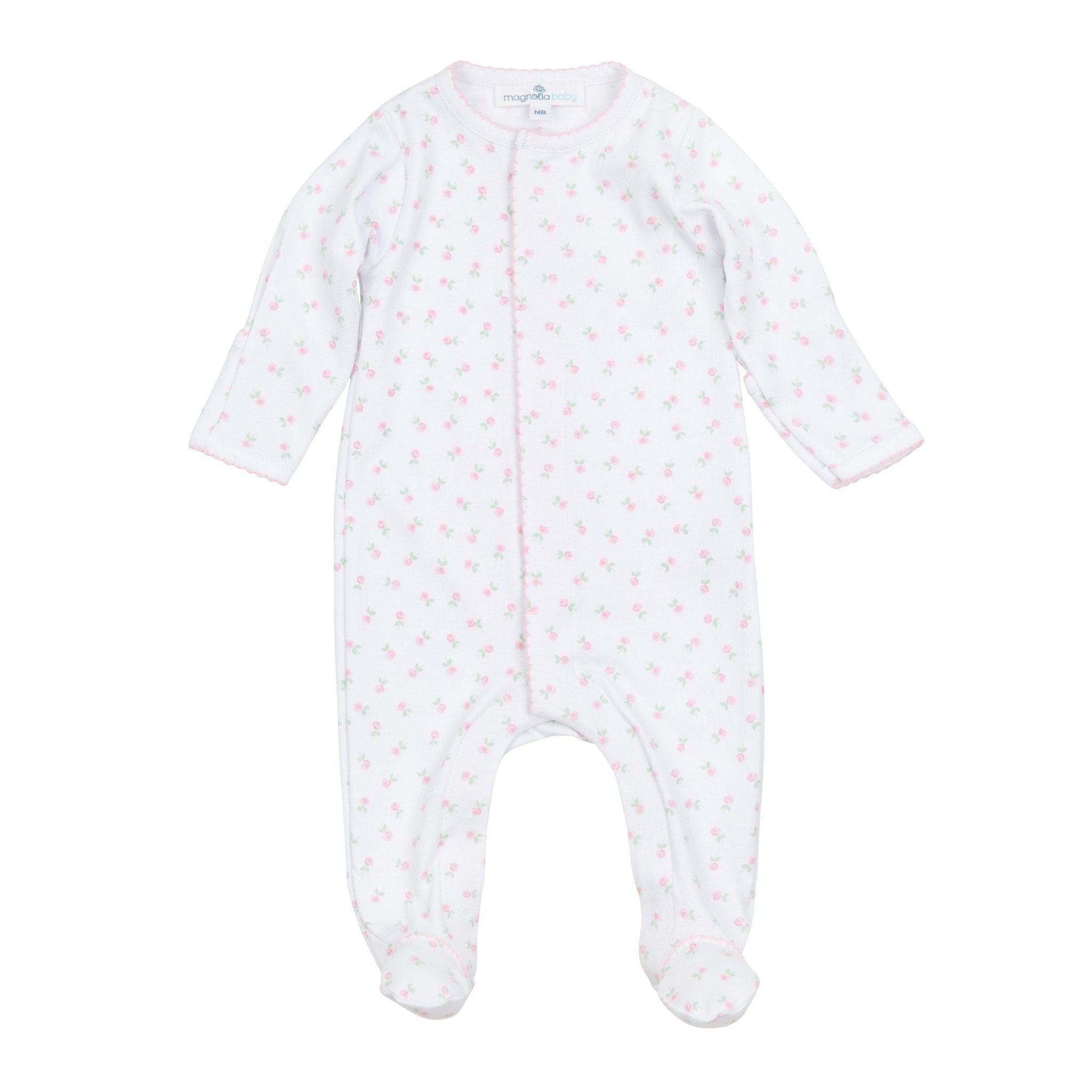 Juliette's Classics Print Footie - Magnolia Baby Girl