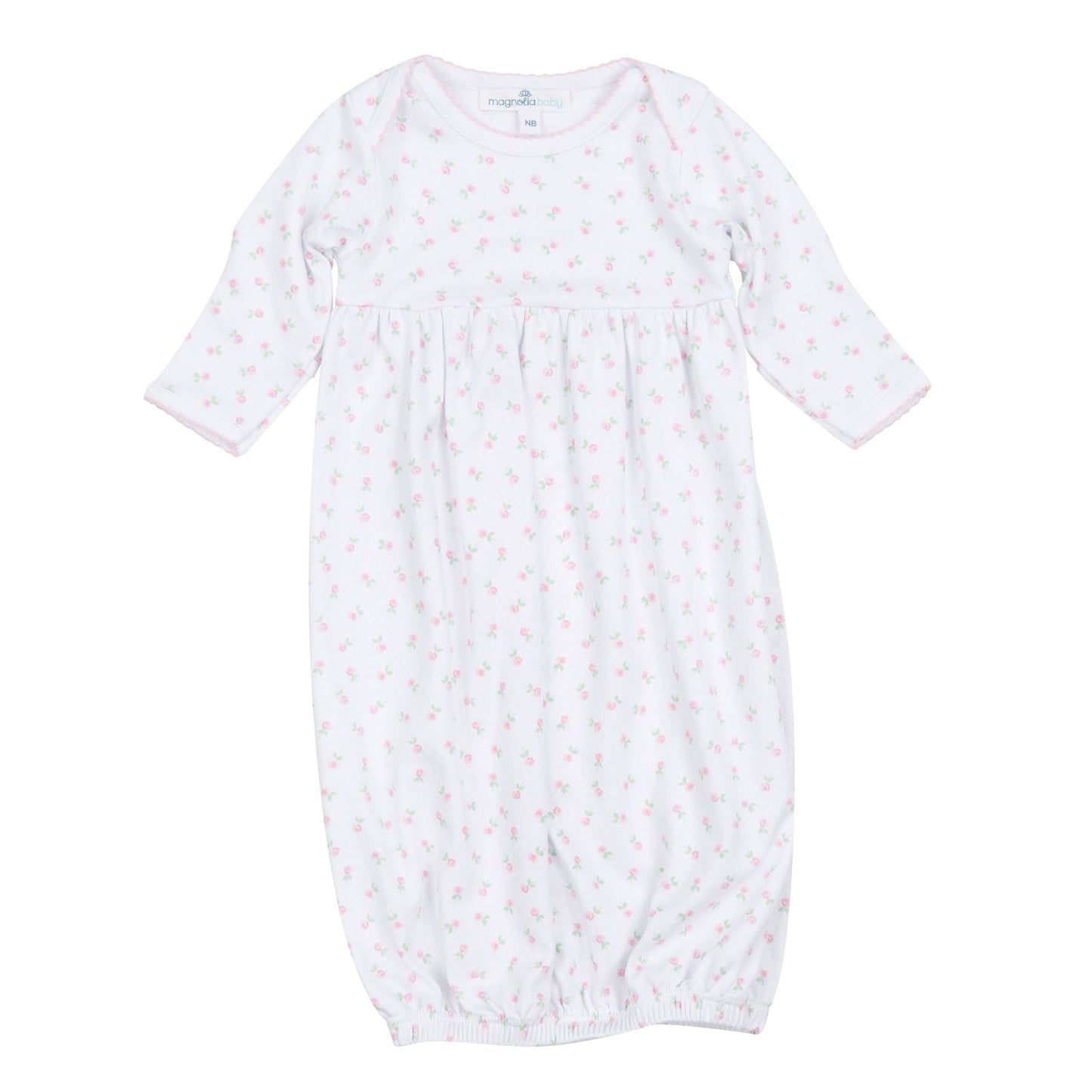 Juliette's Classics Print Gathered Gown - Magnolia Baby Girl