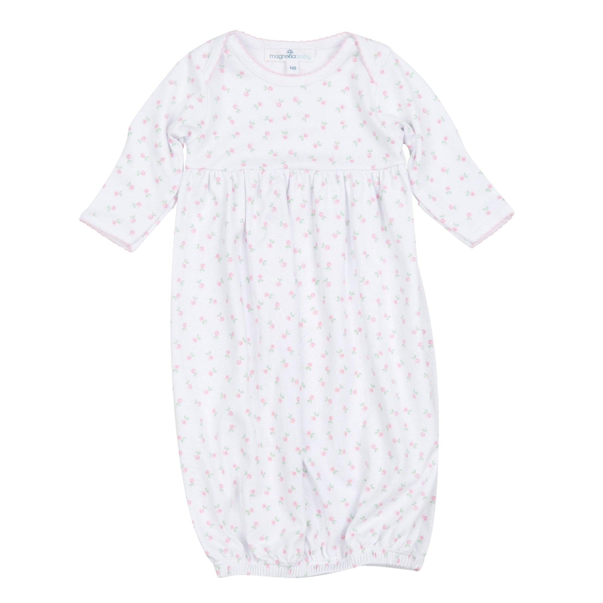Juliette's Classics Print Gathered Gown - Magnolia Baby Girl