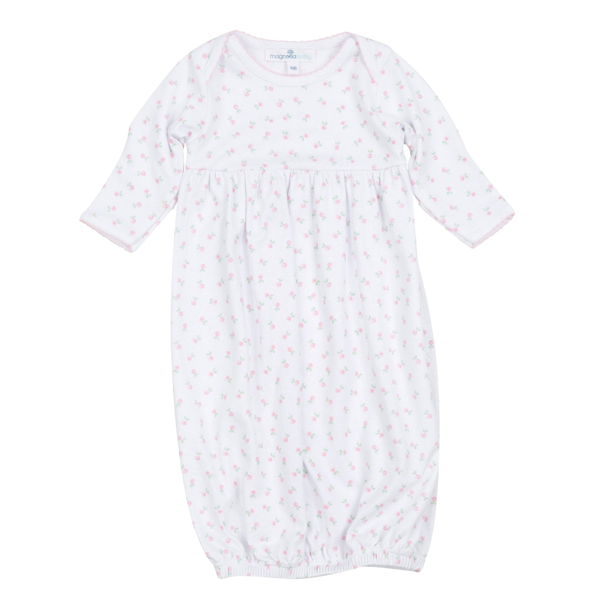 Juliette's Classics Print Gathered Gown - Magnolia Baby Girl