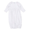 Juliette's Classics Print Gathered Gown - Magnolia BabyGown