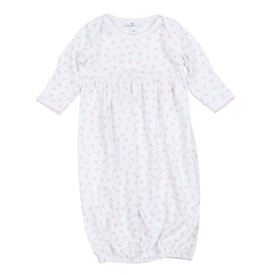 Juliette's Classics Print Gathered Gown - Magnolia BabyGown
