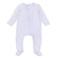 Juliette's Classics Print Zip Footie - Magnolia Baby Girl