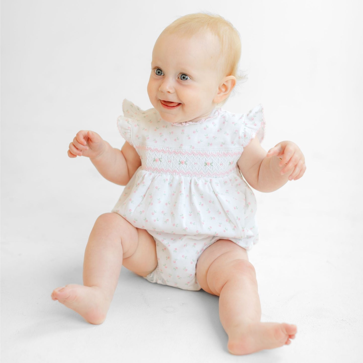 Juliette's Classics Smocked Bubble - Magnolia Baby Girl